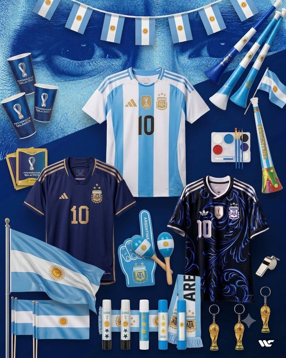 Kit Fan Argentina Copa 2026